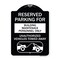 Signmission Reserved Parking for Building Maintenance Personnel Only Unauthorized Vehicles Towed, BW-1824-23129 A-DES-BW-1824-23129 - alternate 1
